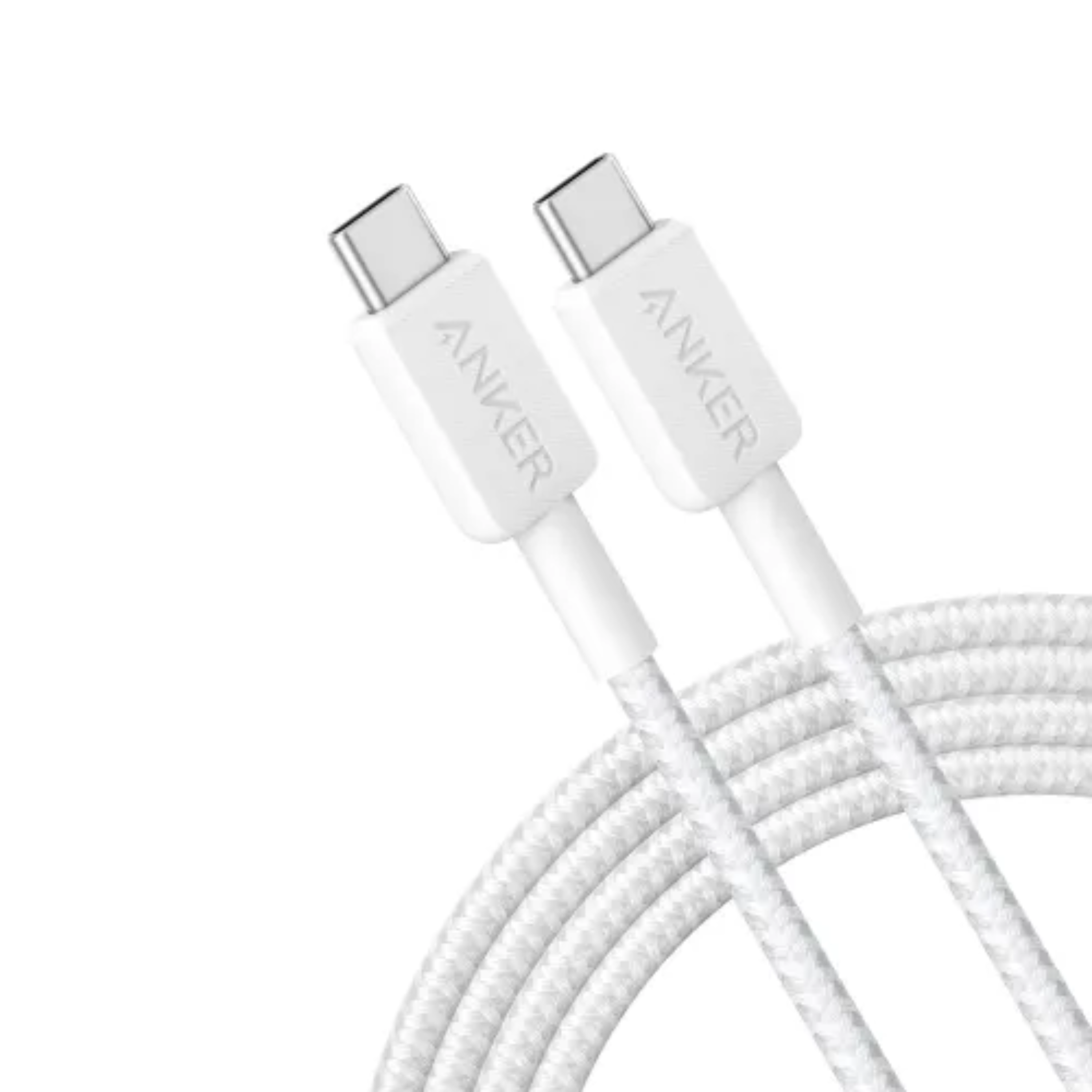 Anker USB-C to USB-C Braided Charging Cable – Silver