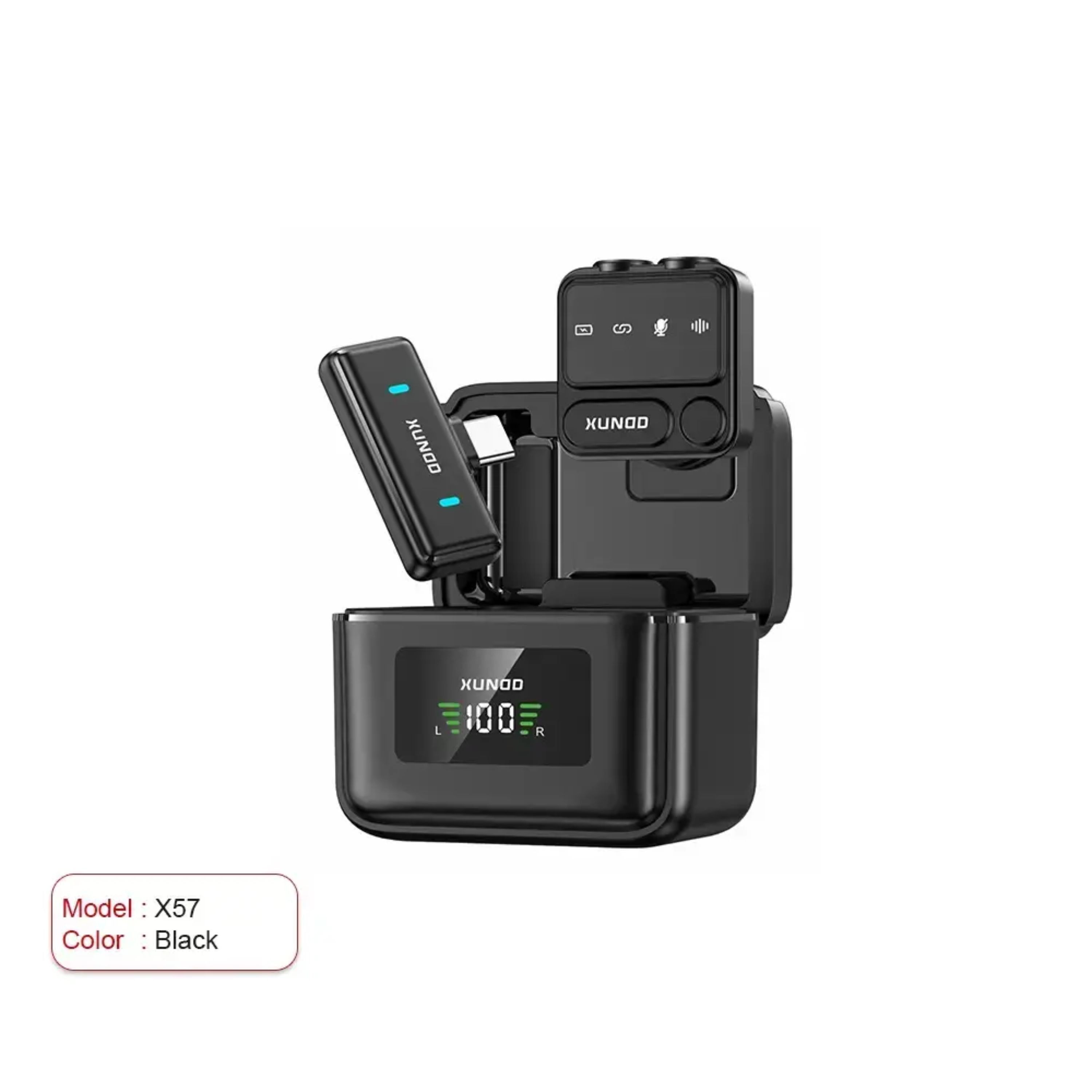XUNDD X57 Mini Wireless Lavalier Microphone