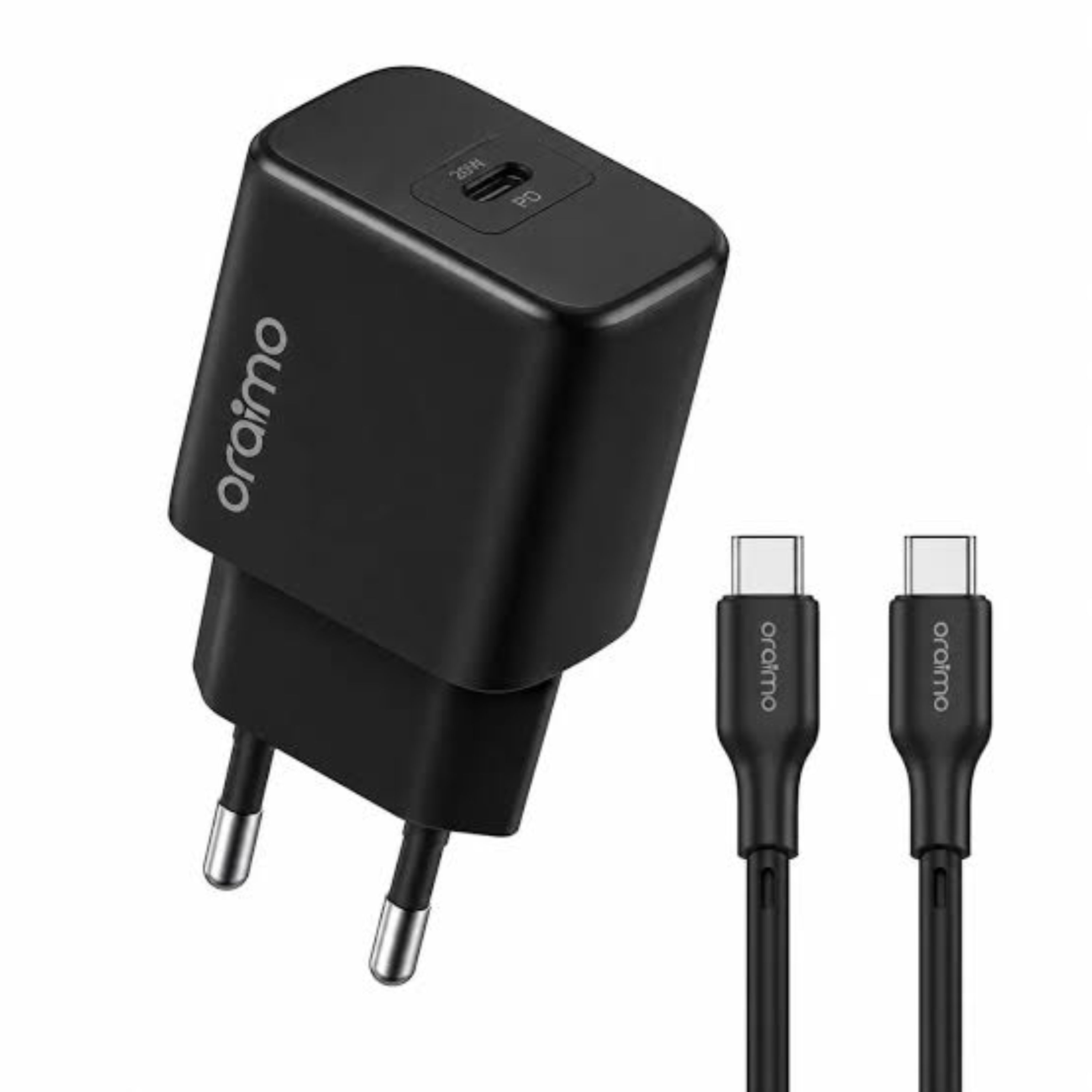 Oraimo PowerCube 202 OCW-5202ECL 20W Mini Fast Charger with Type-C to Lightning Cable